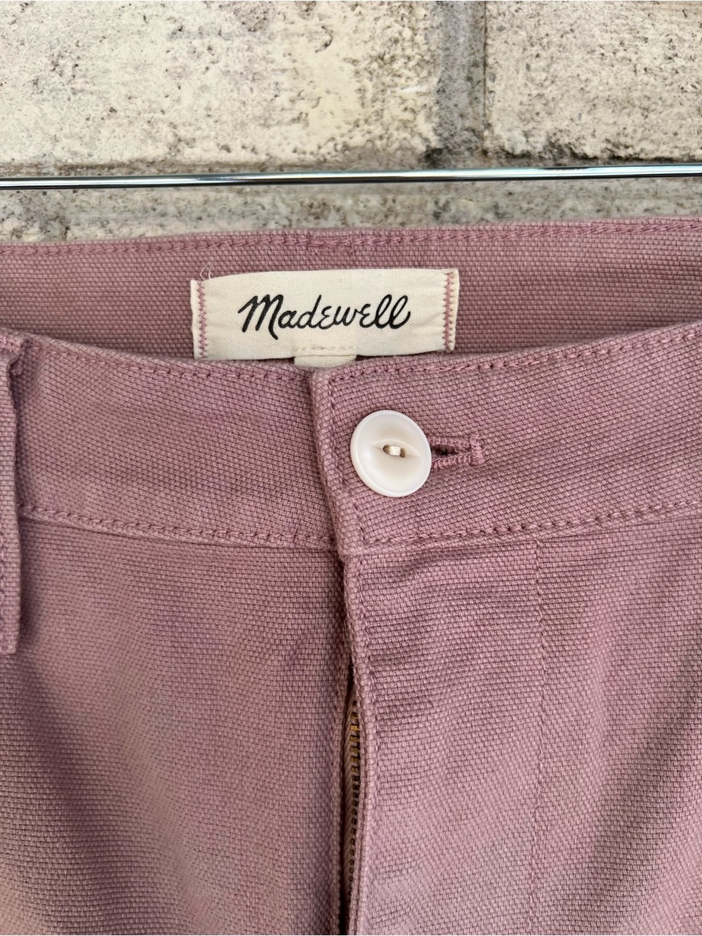 NWOT Madewell Slim Emmett Tapered Pants 30 Vintage Petal (A) - Picture 7 of 13